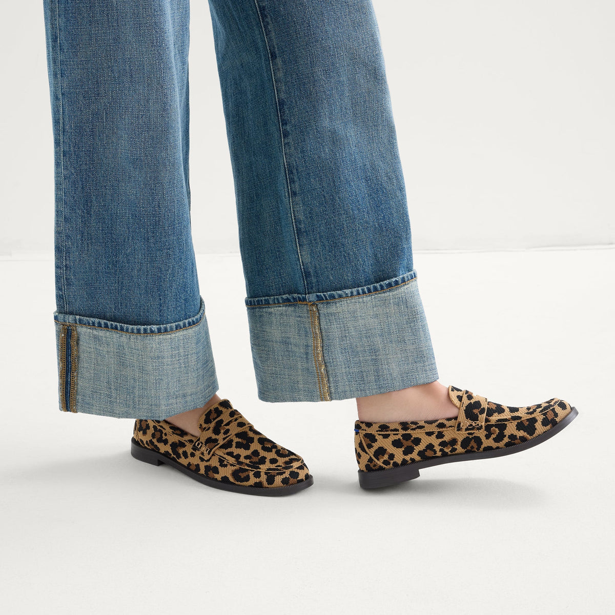 Rothys The Penny Loafer in Classic Cat for Women