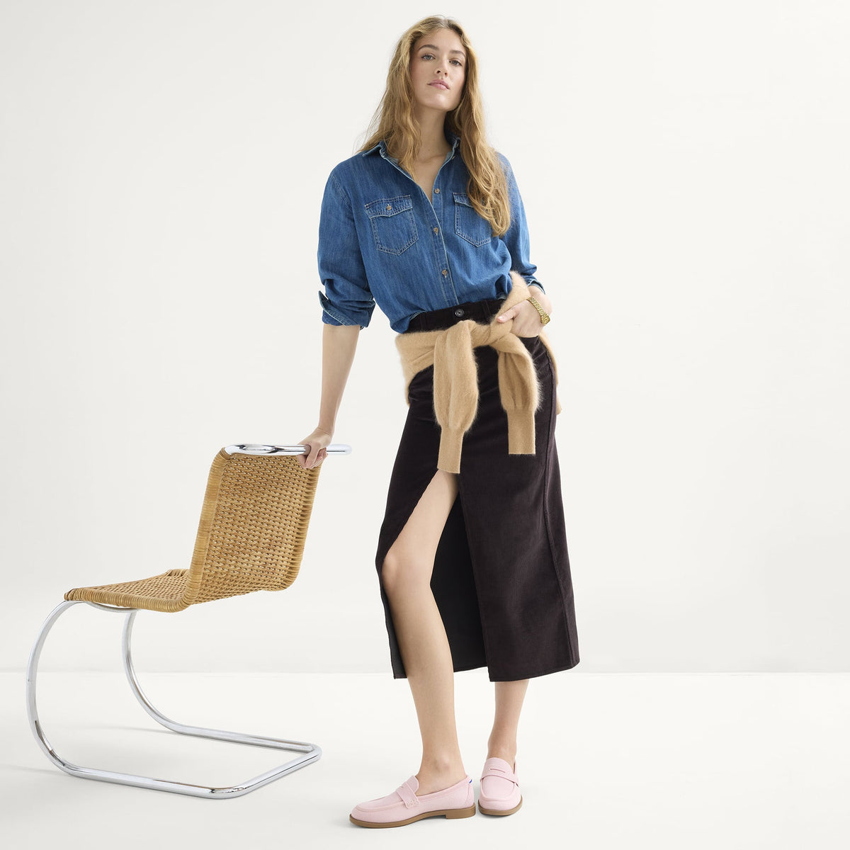 Rothys The Penny Loafer in Light Pink for Women