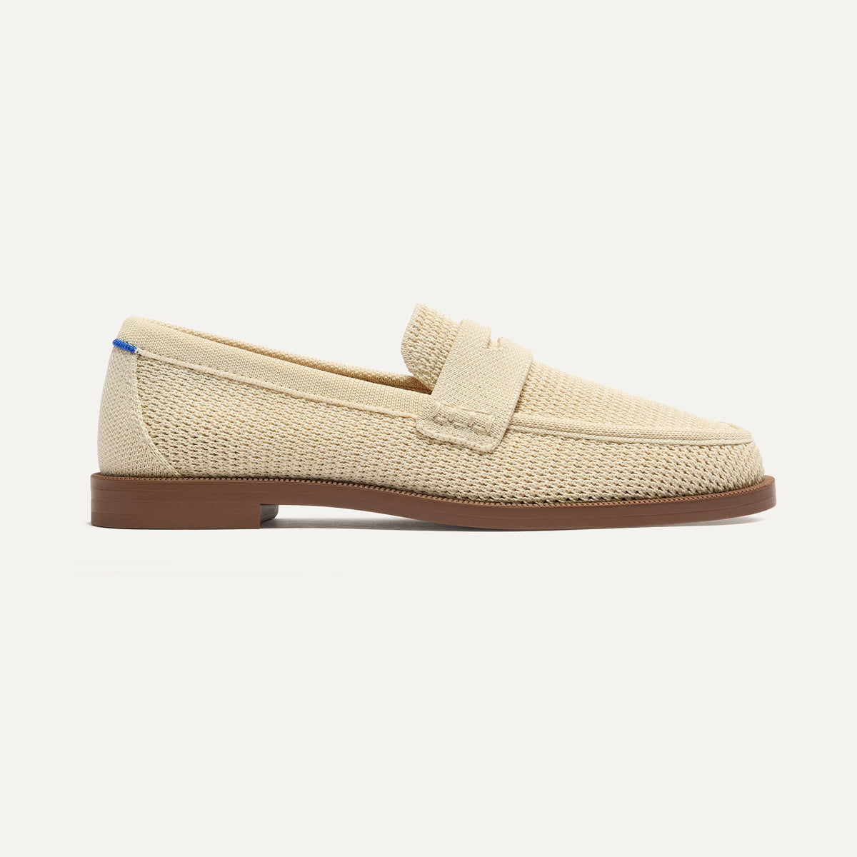 Rothys The Penny Loafer in Conch Raffia-Knit for Women