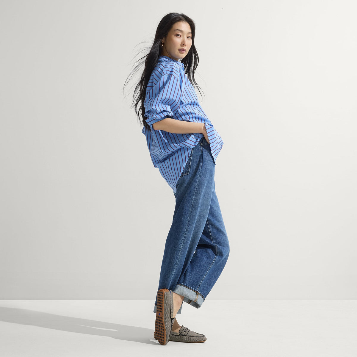 Rothys The Daily Driver in Classic Micro Check for Women