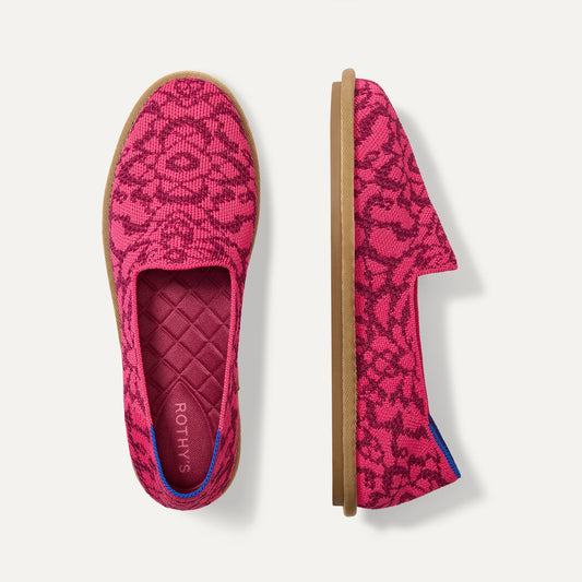 Rothys Women's Cruiser Loafer in Fuchsia Bloom