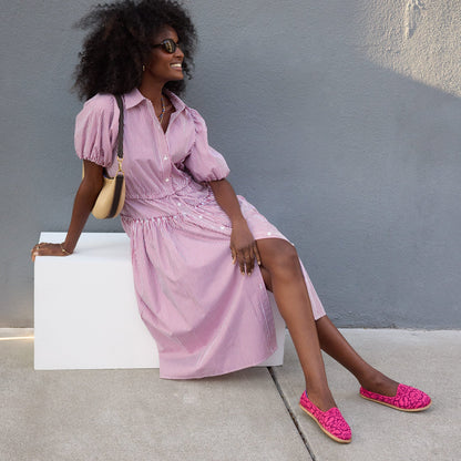 Rothys Women's Cruiser Loafer in Fuchsia Bloom