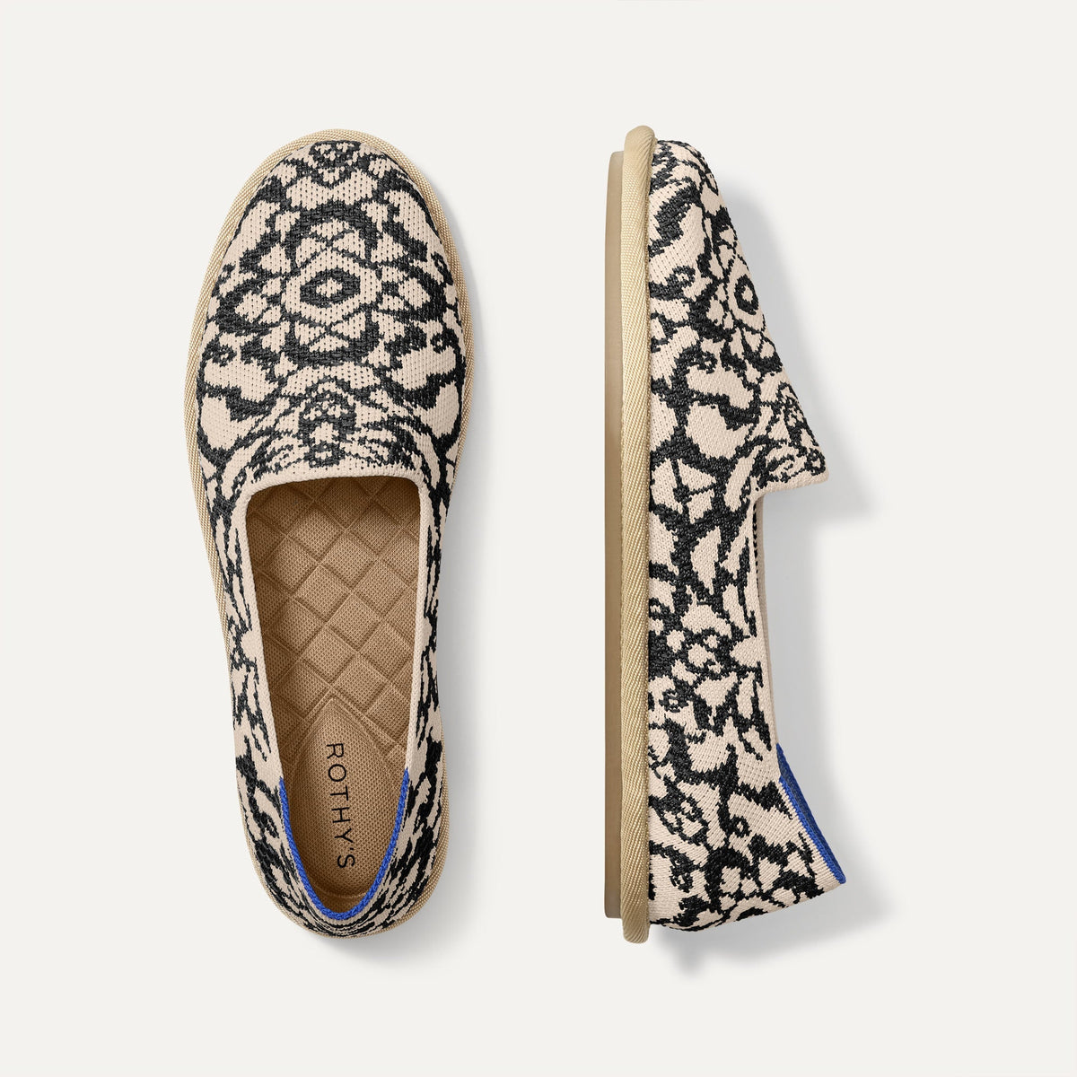 Rothys Women's Cruiser Loafer in Espresso Bloom