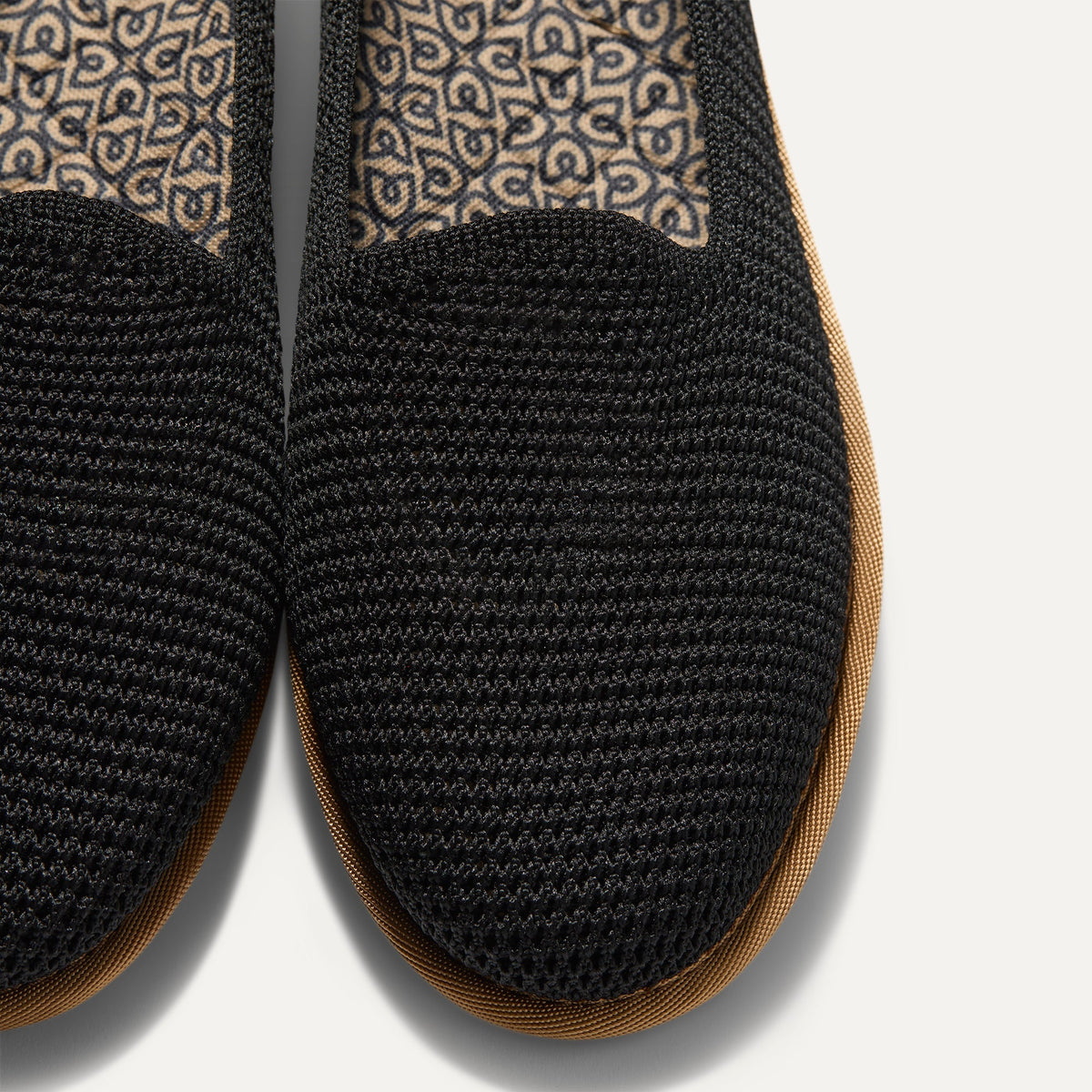 Rothys Women's Cruiser Loafer in Black Raffia-Knit