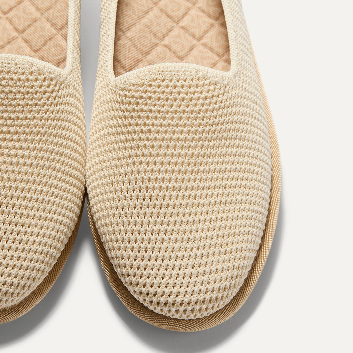 Rothys Women's Cruiser Loafer in White Raffia-Knit