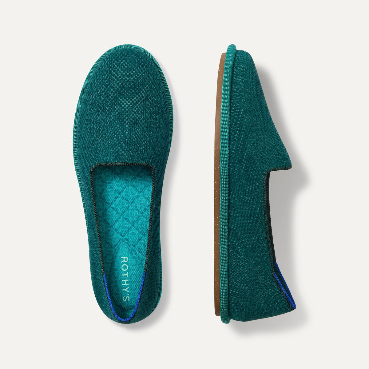 Rothys Women's ReVelvet™ Cruiser Loafer in ReVelvet™ Everglade