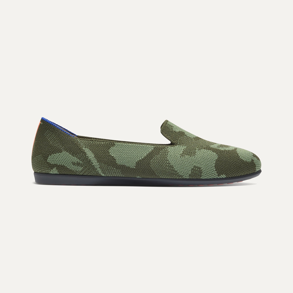 Rothys Women's Daily Loafer in Green Camo
