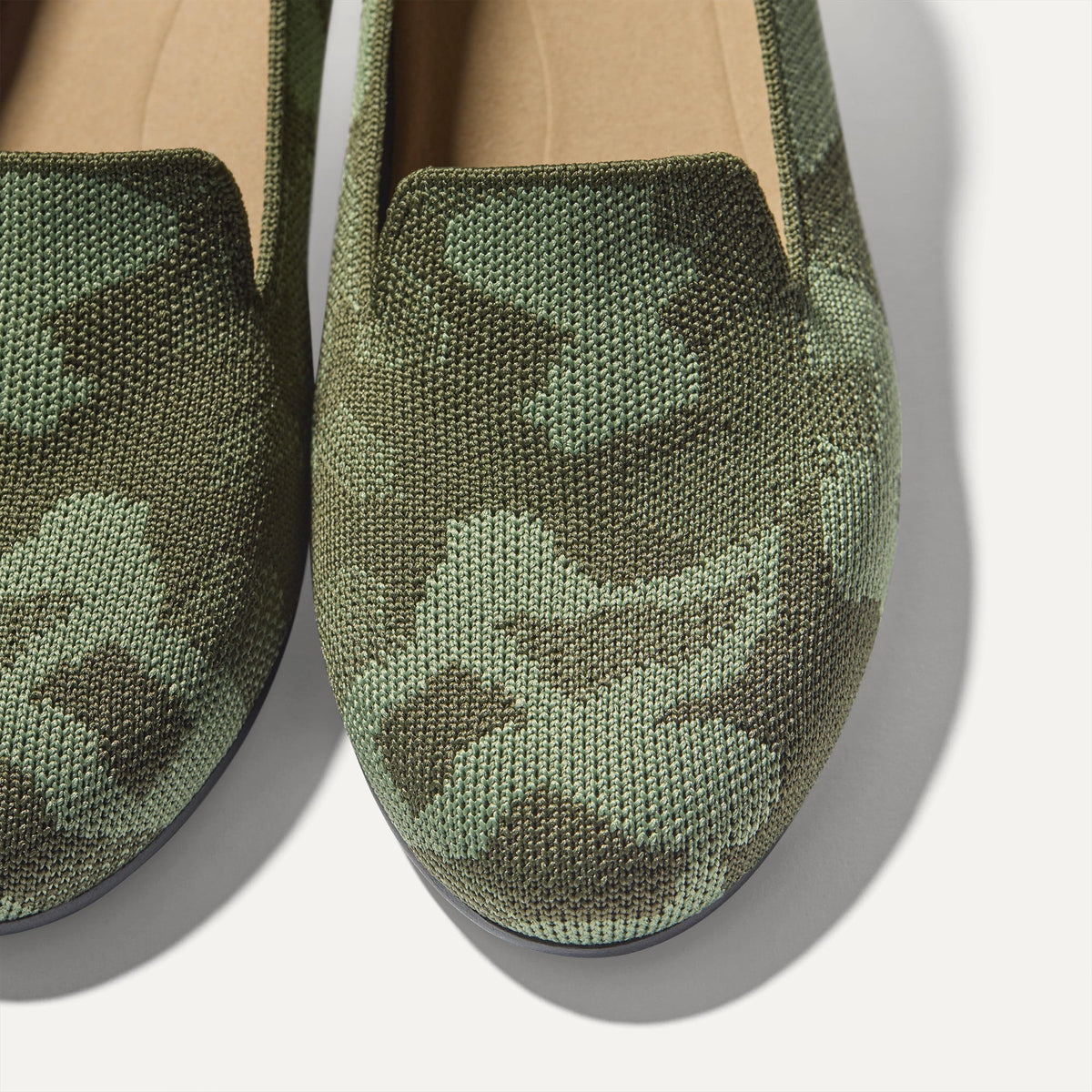Rothys Women's Daily Loafer in Green Camo