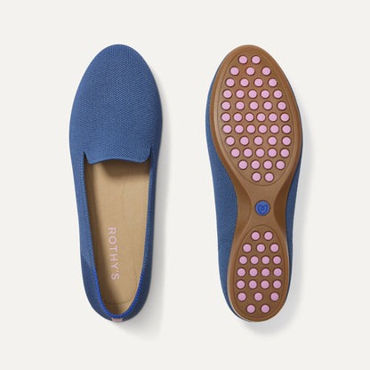 Rothys Women's Daily Loafer in Blue Trench