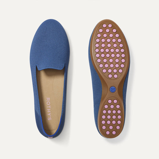 Rothys Women's Daily Loafer in Blue Trench