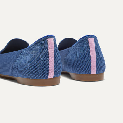 Rothys Women's Daily Loafer in Blue Trench