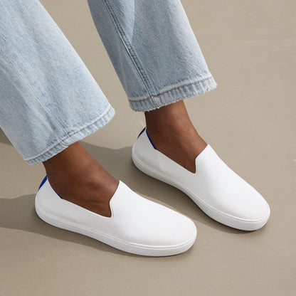 Rothys The Original Slip On Sneaker in Bright White