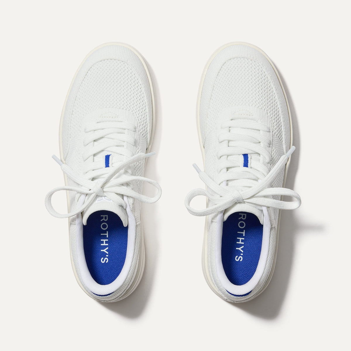 Rothys The Court Sneaker in Bright White