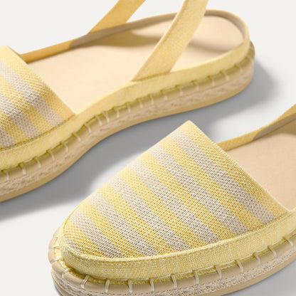 Rothys The D'Orsay Espadrille in Sunshine Stripe