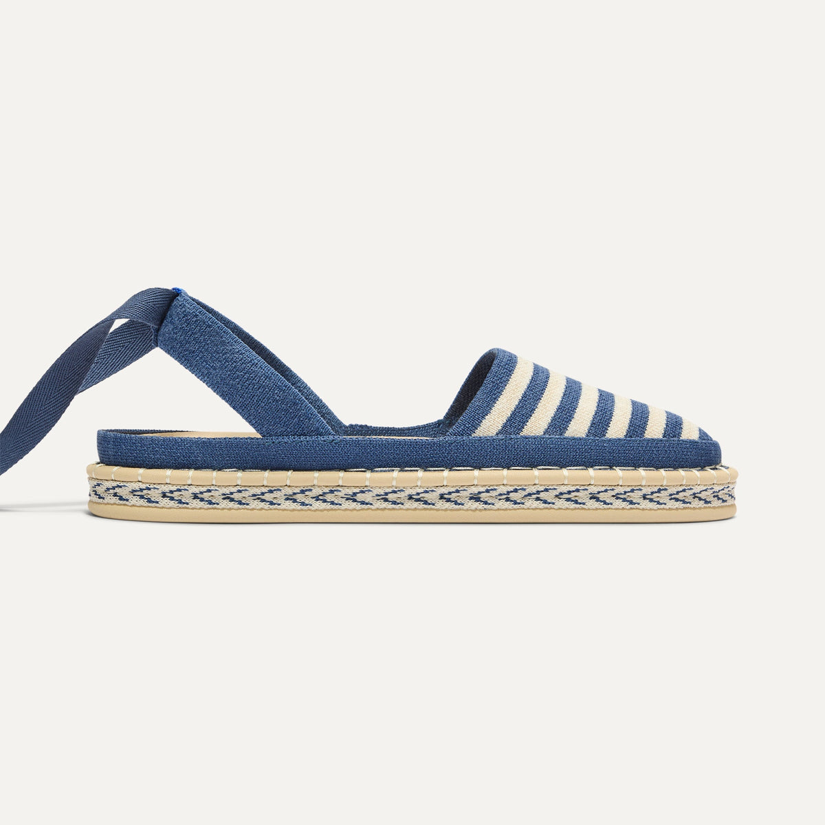 Rothys The D'Orsay Espadrille in Deep Sea Stripe