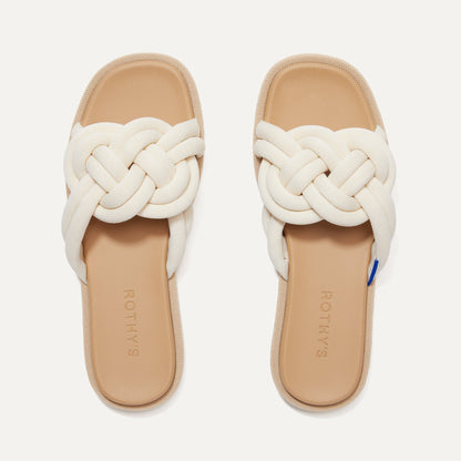 Rothys The Summer Sandal in White Sand