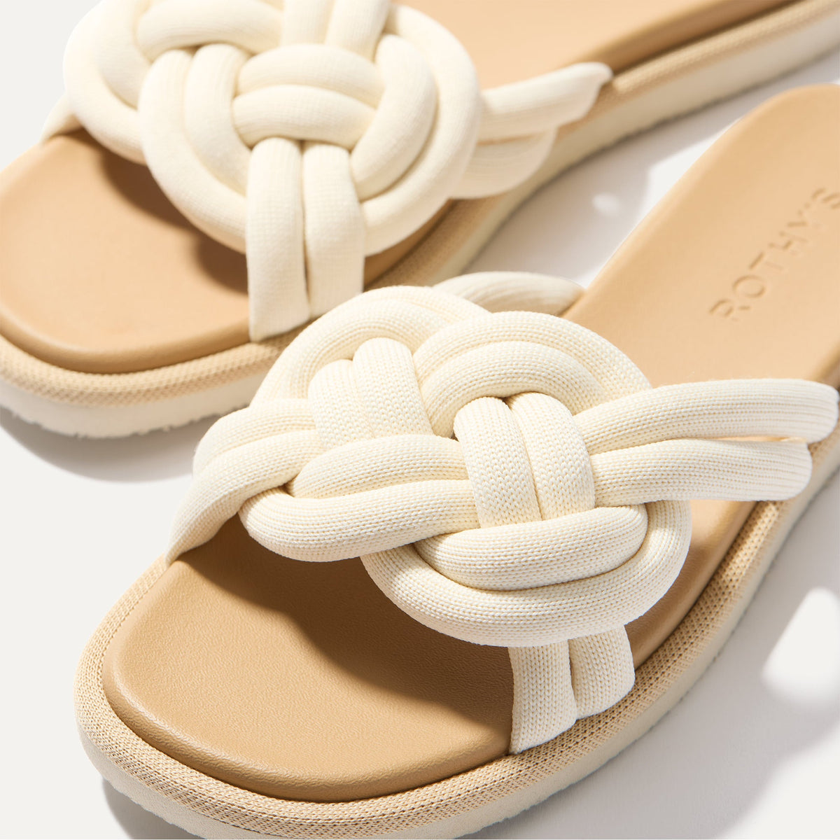 Rothys The Summer Sandal in White Sand