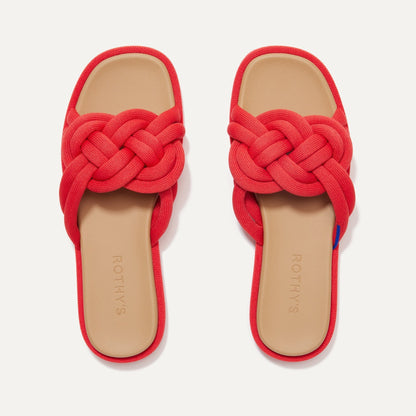 Rothys The Summer Sandal in Red Hot