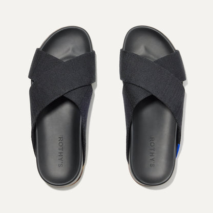 Rothys The Weekend Slide in Black