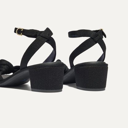 Rothys The Knot Sandal in Black