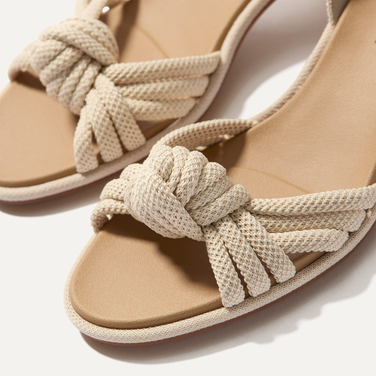 Rothys The Knot Sandal in Conch