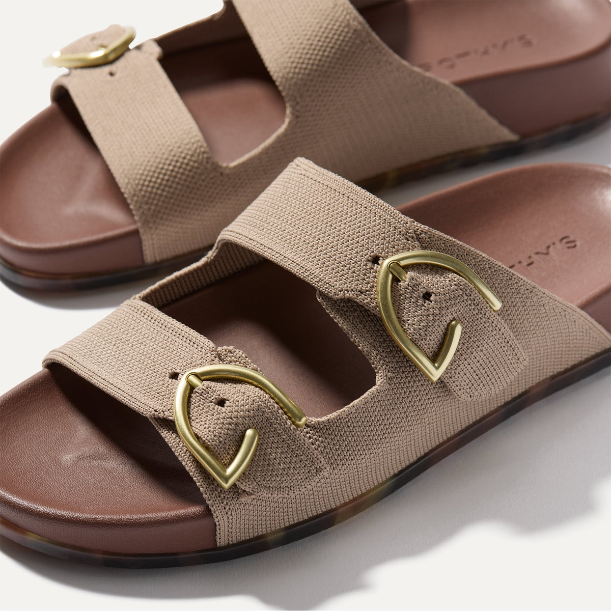 Rothys The Buckle Slide in Dune