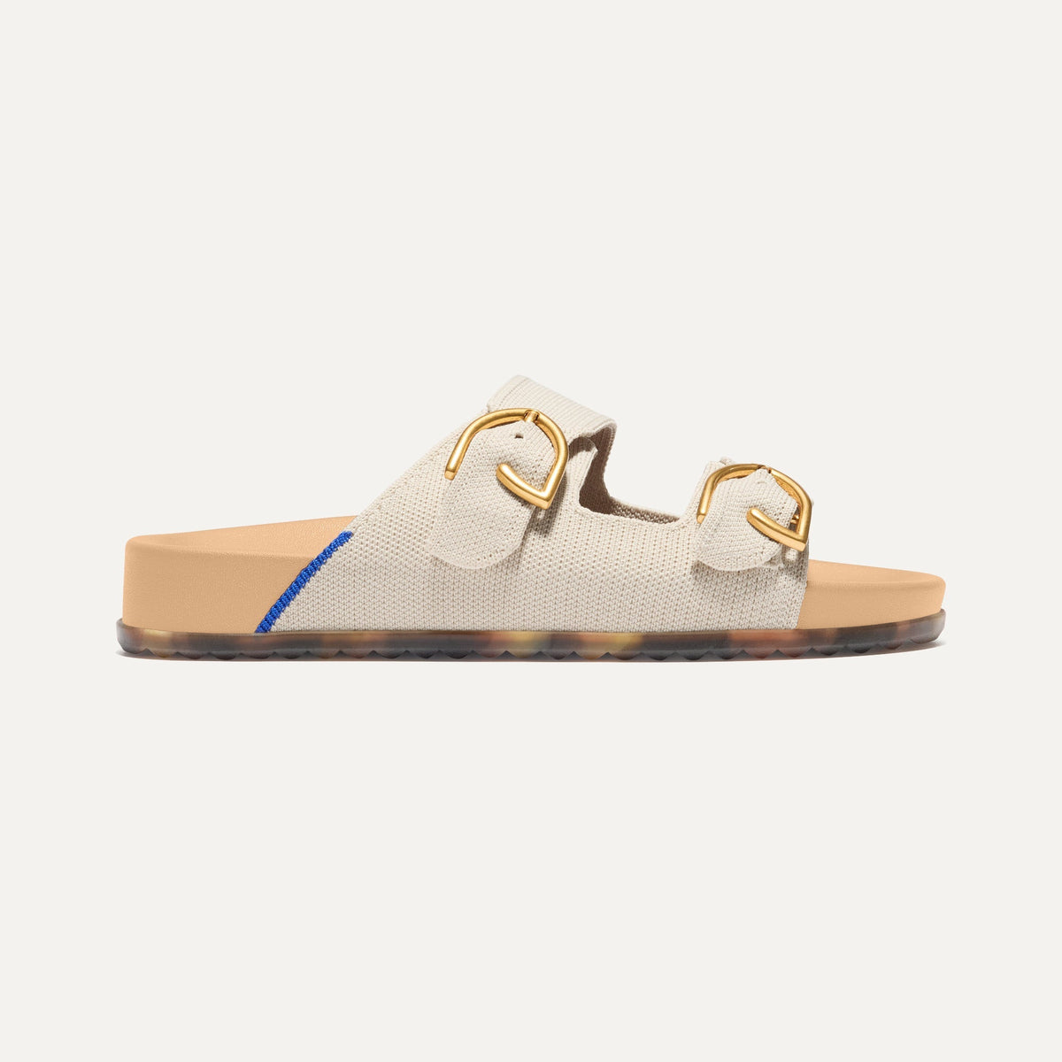 Rothys The Buckle Slide in Sea Salt