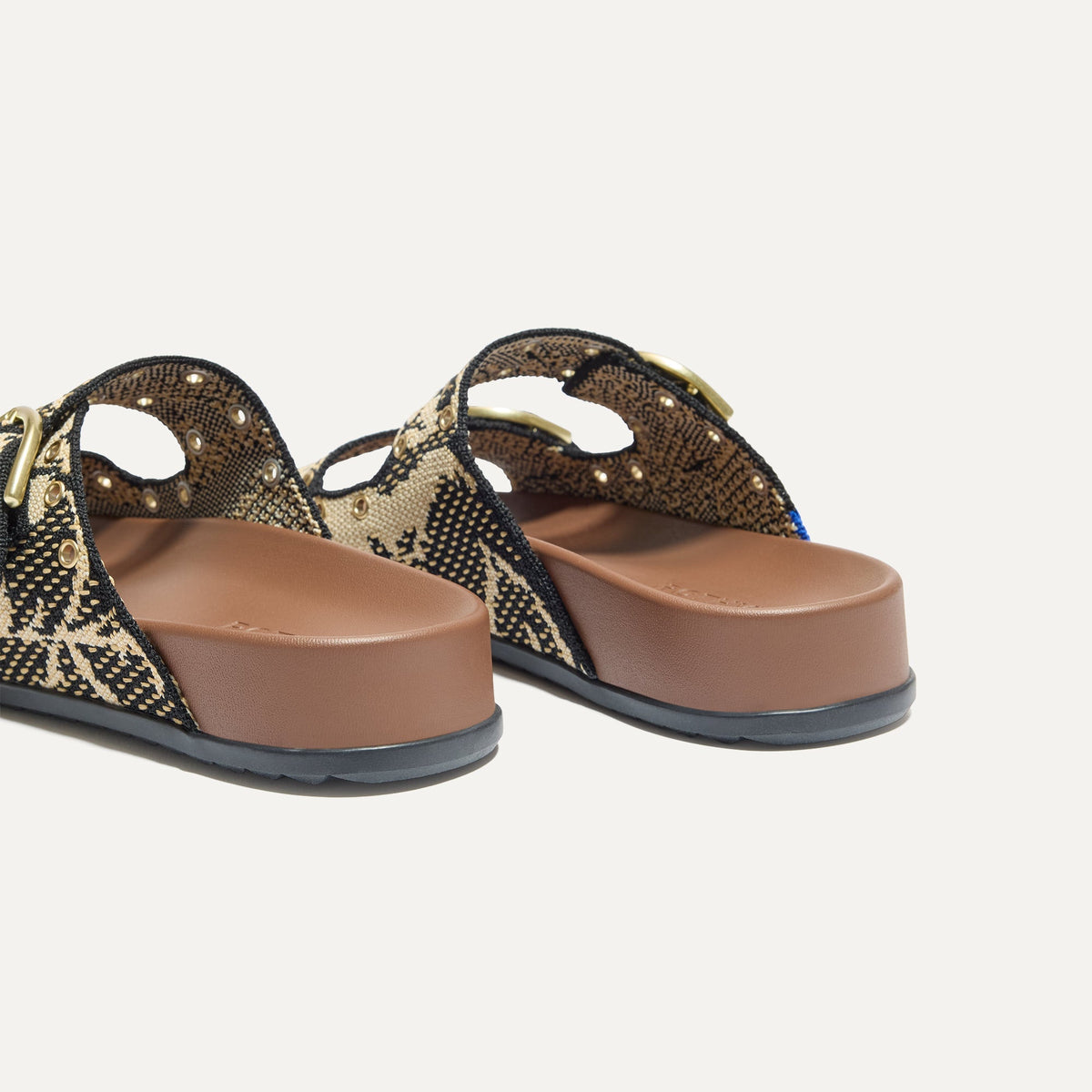 Rothys The Buckle Slide in Eyelet Bouquet
