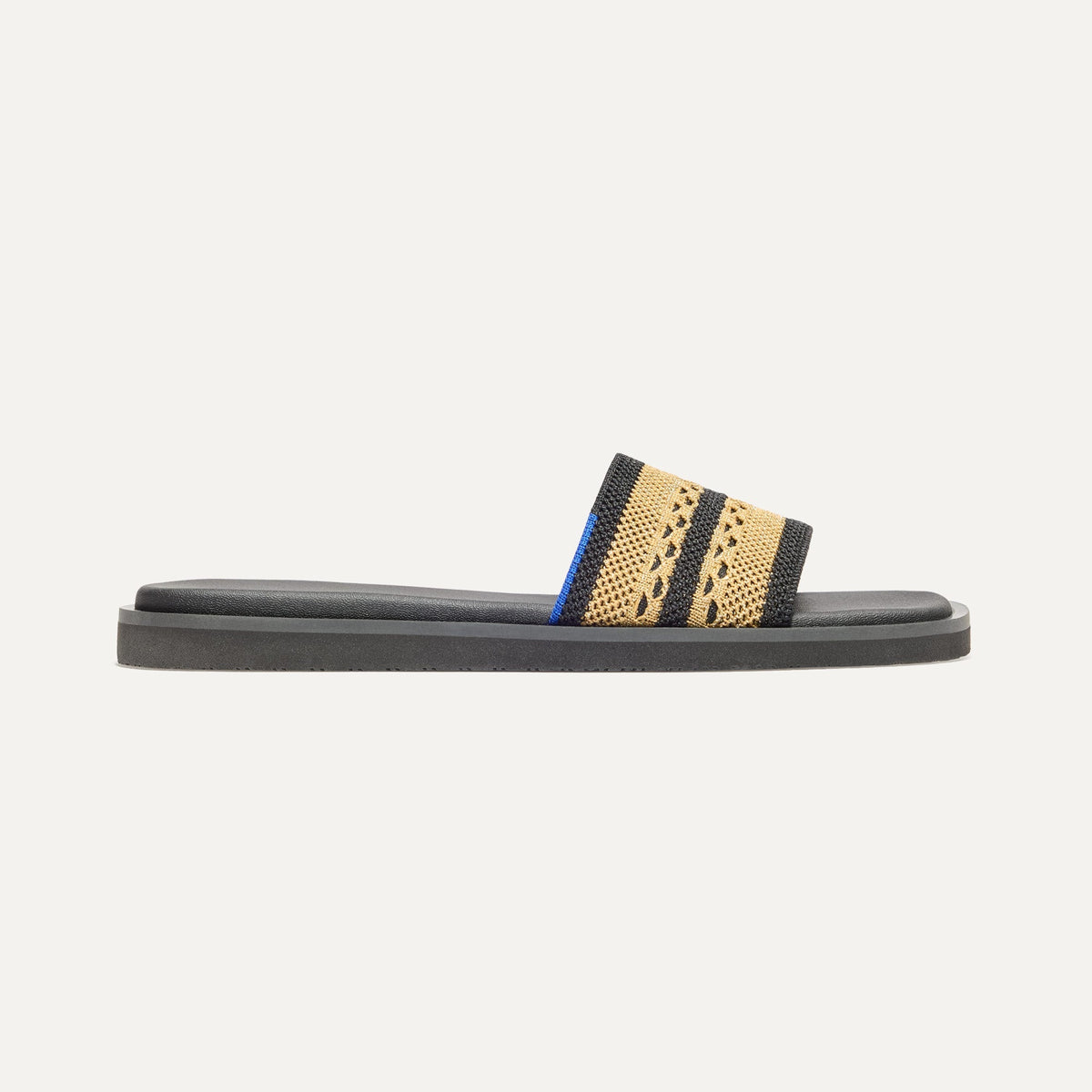 Rothys The Slide Sandal in Gilded Crochet
