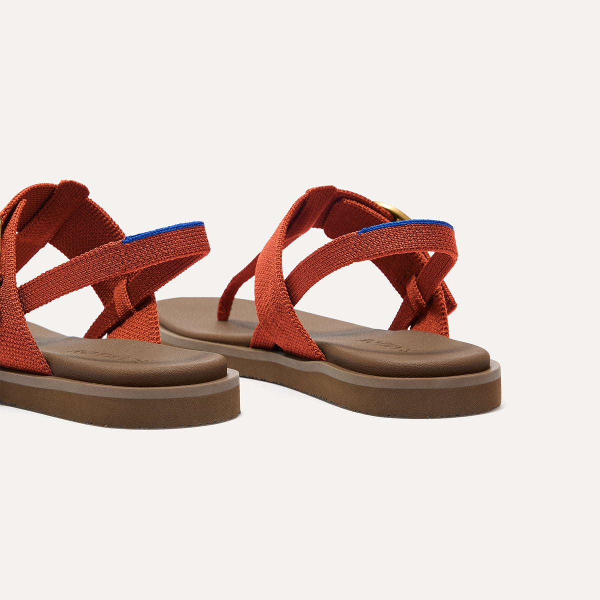 Rothys The T-Strap Sandal in Brick