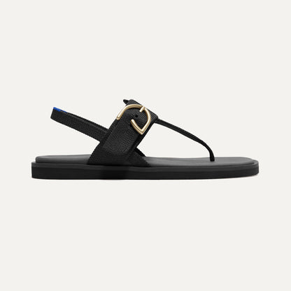 Rothys The T-Strap Sandal in Black