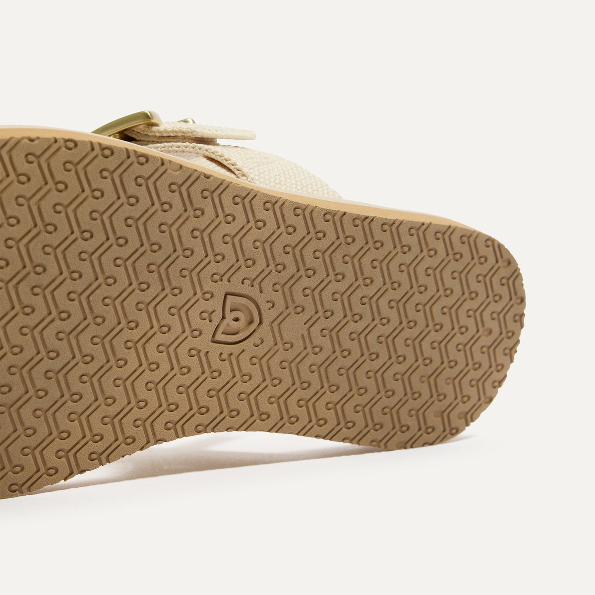 Rothys The T-Strap Sandal in Cream Puff
