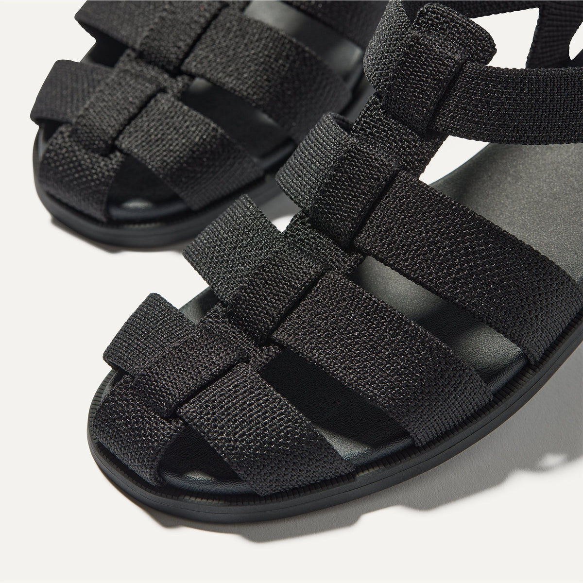 Rothys The Fisherman Sandal in Black