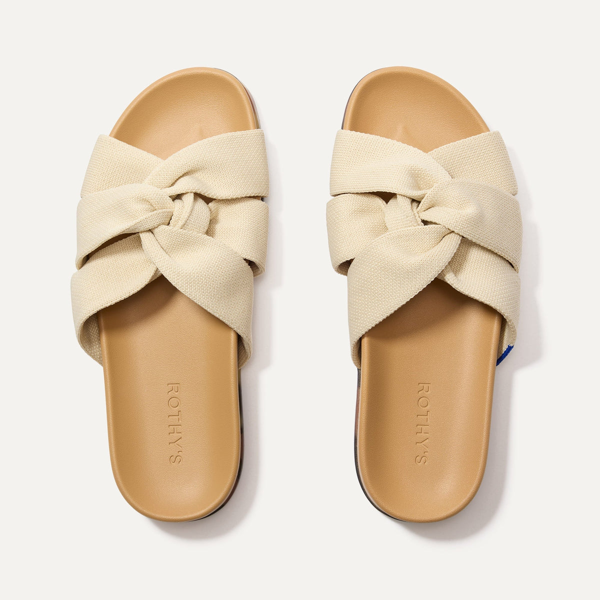 Rothys The Twist Slide in Coconut