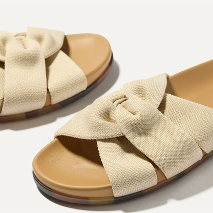 Rothys The Twist Slide in Coconut