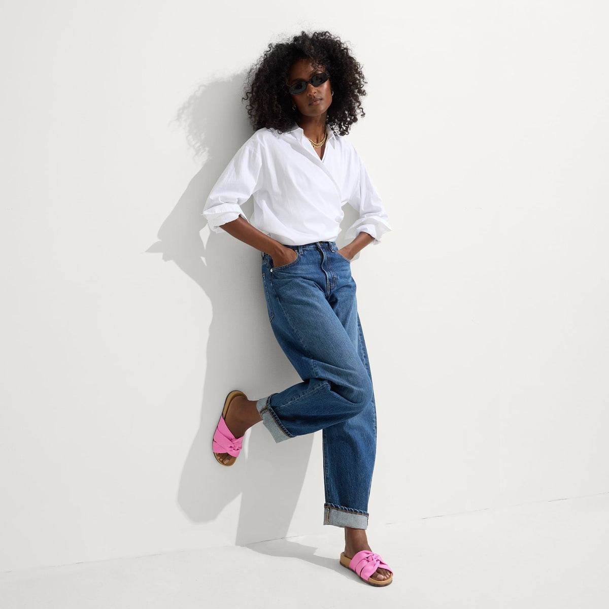 Rothys The Twist Slide in Snapdragon