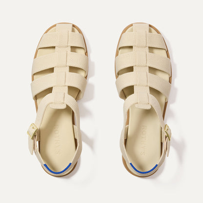 Rothys The Fisherman Sandal in Coconut