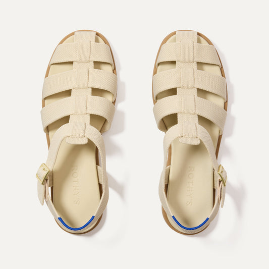 Rothys The Fisherman Sandal in Coconut