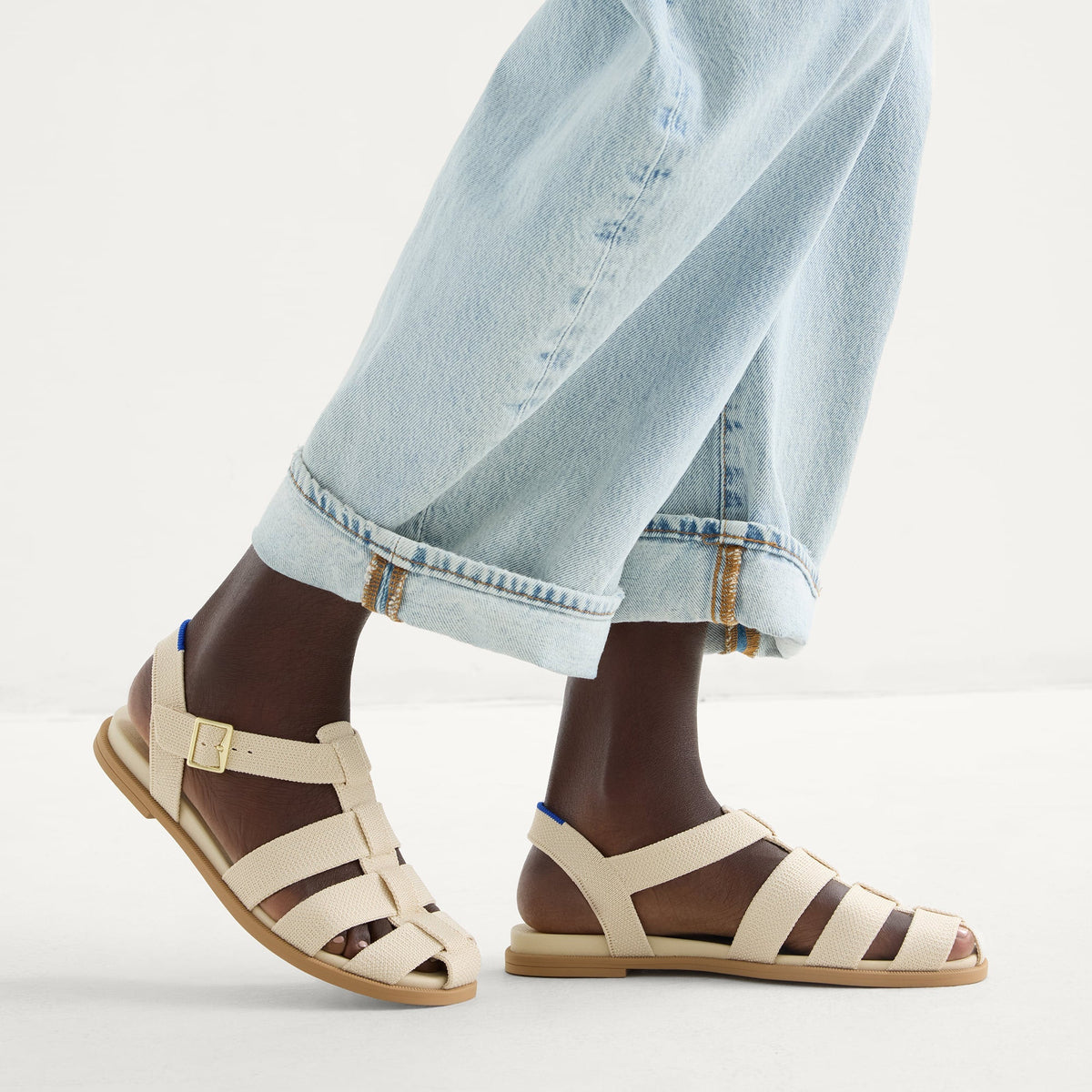 Rothys The Fisherman Sandal in Coconut
