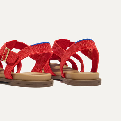 Rothys The Fisherman Sandal in Scarlet