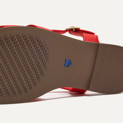 Rothys The Fisherman Sandal in Scarlet