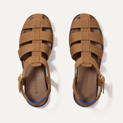 Rothys The Fisherman Sandal in Pecan