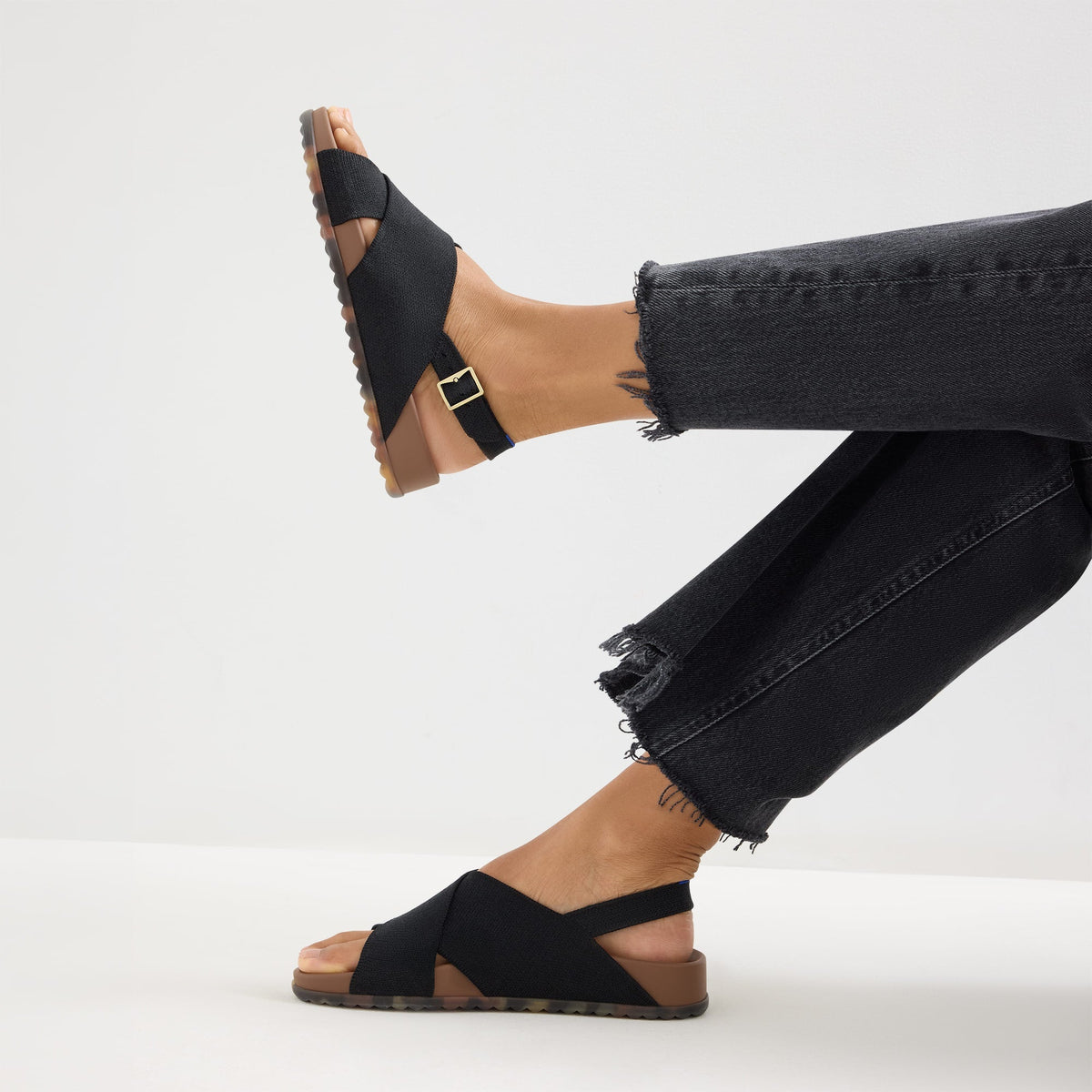 Rothys Women's Weekend Sandal in Black