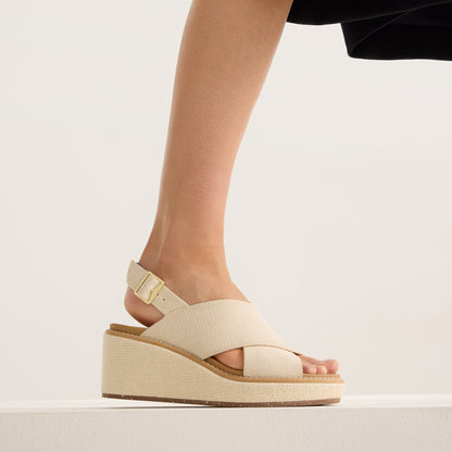 Rothys The Wedge in White Sand