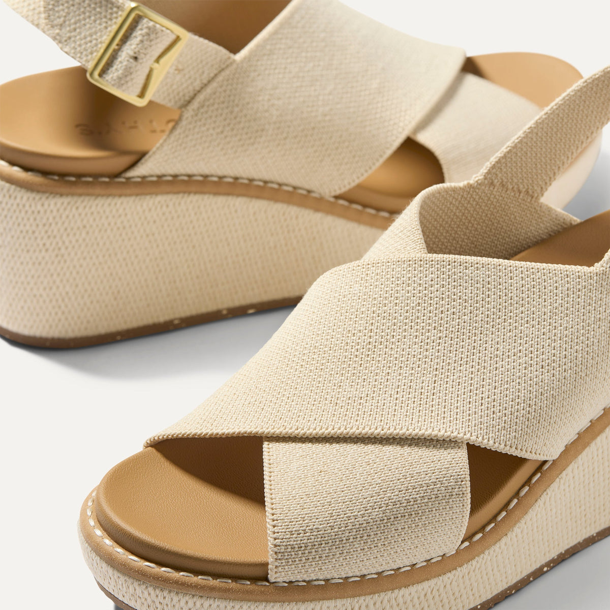Rothys The Wedge in White Sand