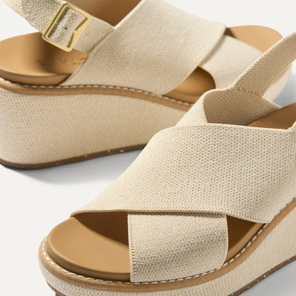 Rothys The Wedge in White Sand