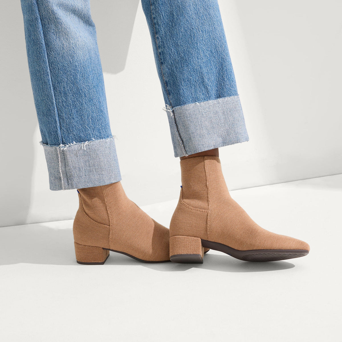 Rothys The Classic Boot in Tobacco