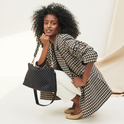 Rothys The Daily Crossbody in Black Sand
