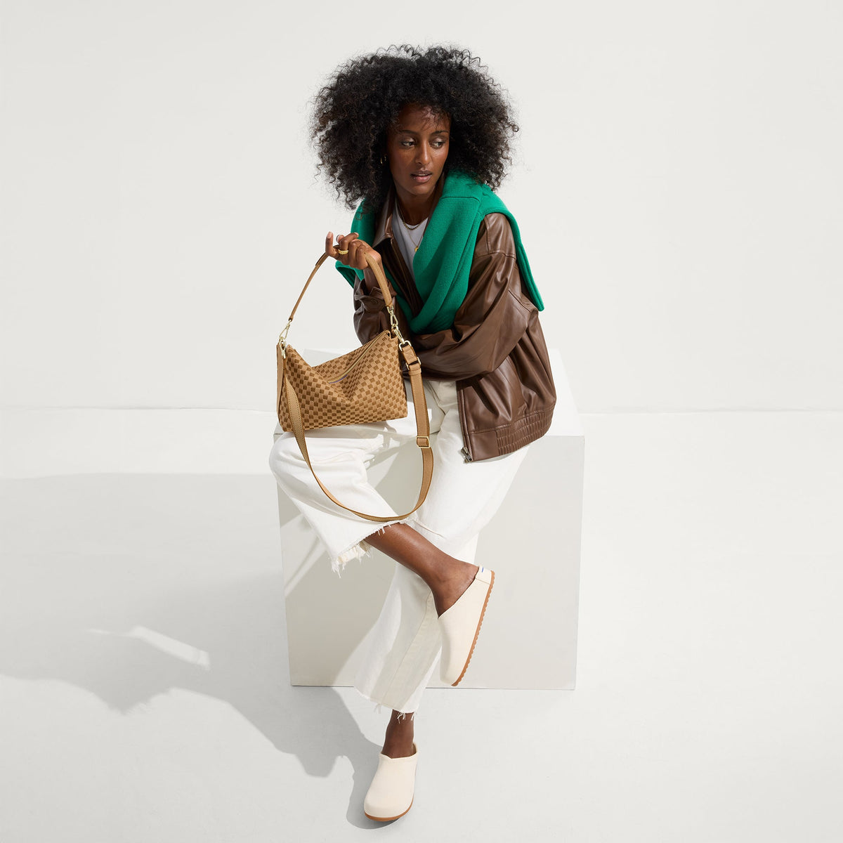 Rothys The Daily Crossbody in Hazelnut