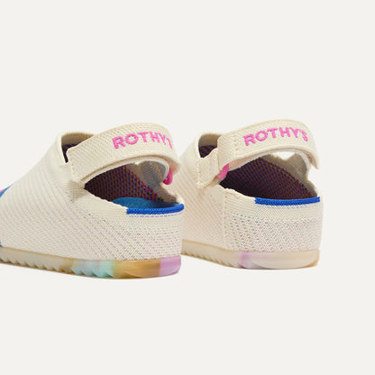 Rothys The Kids Clog in Retro Wave